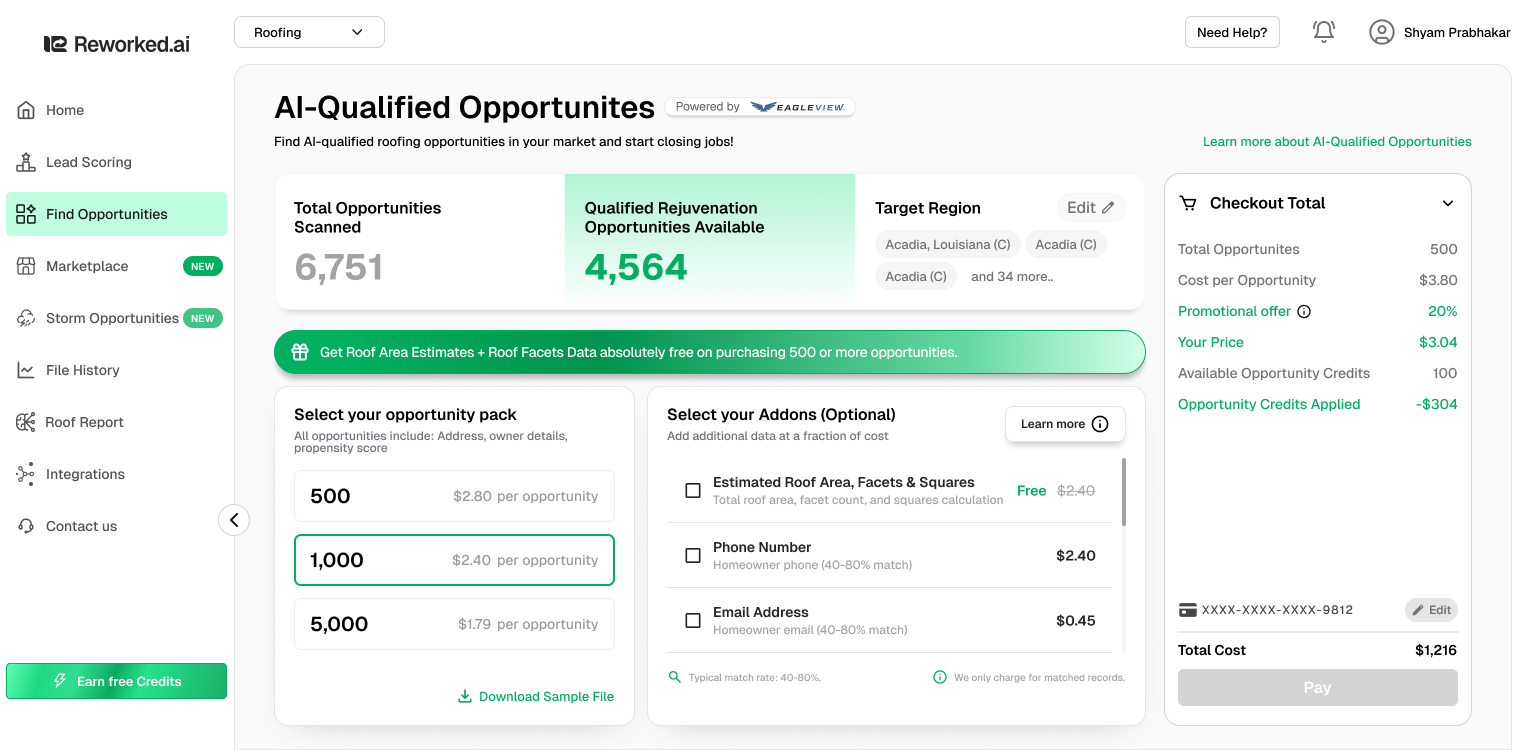 AI-Qualified Opportunities